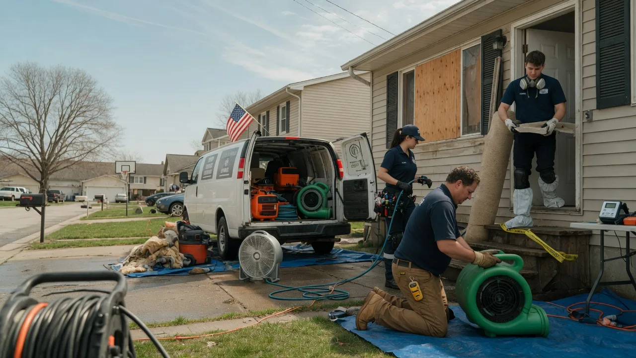Water Damage Restoration in River Falls, WI near me